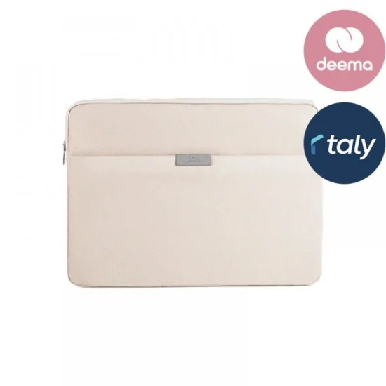 Lap Top Bag Protective Nylon (Up To 14'') Uniq - Ivory beige